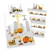 Babybest® Flanell-Bettwäsche Baustelle 100 X 135 Cm 7