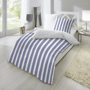 Giancasa Bettwäsche Baumwolle Gestreift 13367003-030 Blau 6