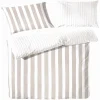 Giancasa Bettwäsche Baumwolle Gestreift 13367003-070 Taupe 5