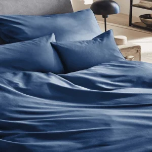 Giancasa Luxus Satin Bettwäsche Uni 255001-385 Denim 12