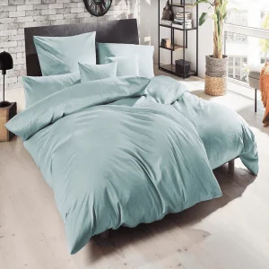 Giancasa Luxus Satin Bettwäsche Uni 255001-545 Graugrün 8