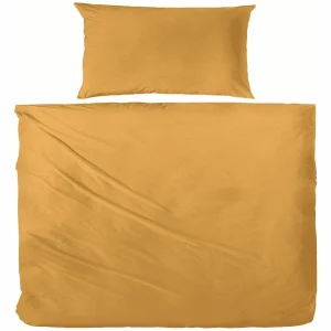 Giancasa Mako Satin Bettwäsche Dezente Karomuster 243500-176 Senf 7