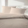 Giancasa Mako Satin Bettwäsche Dezente Karomuster 243500-735 Taupe 7