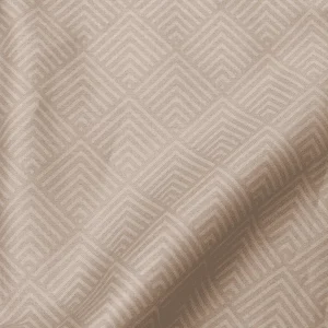 Giancasa Mako Satin Bettwäsche Dezente Karomuster 243500-735 Taupe 9