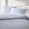Giancasa Mako Satin Bettwäsche Dezente Karomuster 243500-882 Silber 7