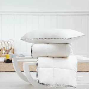 Hibboux® Kopfkissen & Bettdecke Vanilla Cotton Set Ecru 21