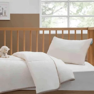 Hibboux® Kopfkissen & Bettdecke Woozy Wool Set Ecru 19