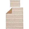 Meyco Bettwäsche Kinderbett 100 X 135 Cm Ikat Sand / Uni Toffee 5