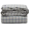 Lexington Checked Bettdecken-Bezug Aus Flanell – 155×220 Cm – Gray Melange/blue/white 7