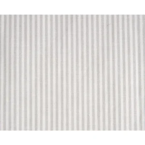 LEXINGTON Authentic Pin Point Oxford Bettwäsche-Bezug Streifen – 155×220 Cm – Gray/white 7