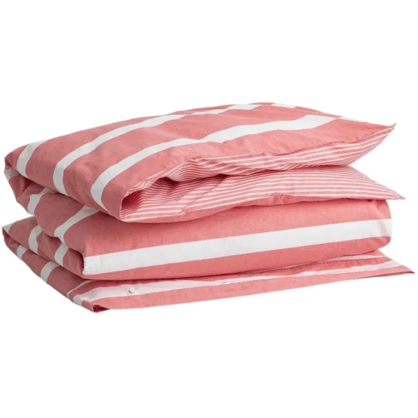 GANT OXFORD STRIPE Bettdeckenbezug – 135×200 Cm – Bright Red 1