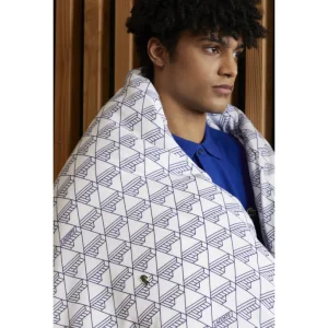 Lacoste L MONOGRAM Bettdeckenbezug – 155×220 Cm – Marine 26