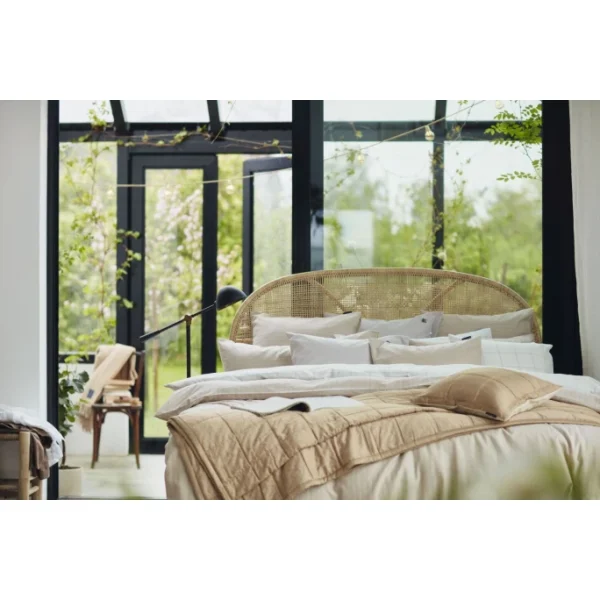 Lexington Pin Point Cotton Bettdecken-Bezug – 155×220 Cm – Beige 6