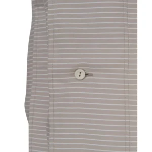 LEXINGTON Hotel Tencel Stripe Bettdecken-Bezug – 155×220 Cm – Light Beige/white 6