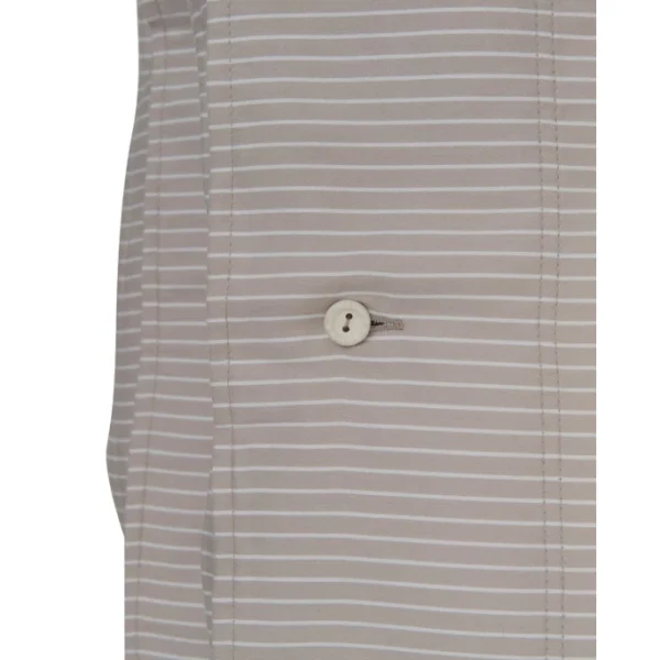 LEXINGTON Hotel Tencel Stripe Bettdecken-Bezug – 155×220 Cm – Light Beige/white 3