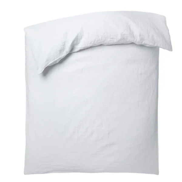 ZOEPPRITZ STAY LEINEN BETTDECKEN-BEZUG – 155×220 Cm – White 1