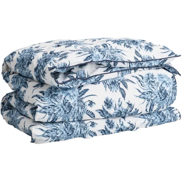 GANT FLOWER GARDEN Bettdeckenbezug – 155×220 Cm – Beacon Blue 1