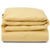 Lexington Striped Cotton Poplin Bettdecken-Bezug – 155×220 Cm – Sunny Yellow 5