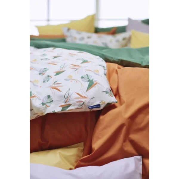 Lexington Striped Cotton Poplin Bettdecken-Bezug – 155×220 Cm – Sunny Yellow 5