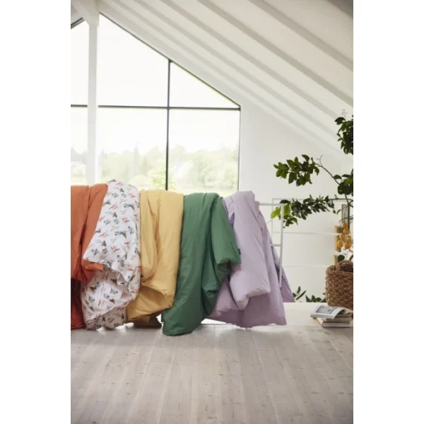 Lexington Striped Cotton Poplin Bettdecken-Bezug – 155×220 Cm – Sunny Yellow 6