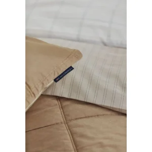 Lexington Checked Cotton/Lyocell Bettdecken-Bezug – 155×220 Cm – Off White/dark Blue 10
