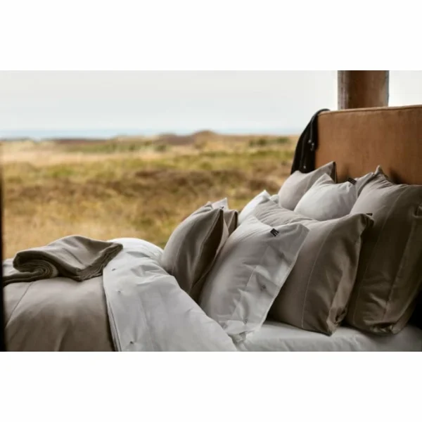 Lexington Herringbone Bettdecken-Bezug Aus Flanell – 155×220 Cm – Beige/off White 5