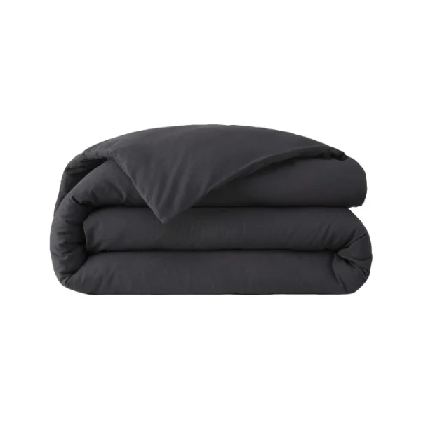 Lacoste L PIQUE Bettdeckenbezug – 155×220 Cm – Bitume 1