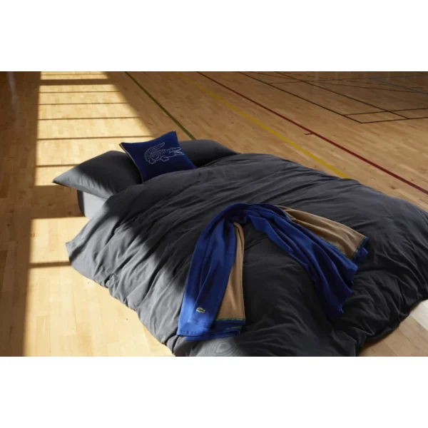 Lacoste L PIQUE Bettdeckenbezug – 155×220 Cm – Bitume 6