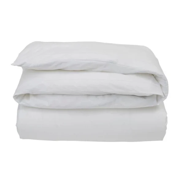 LEXINGTON Hotel Percale Bettdecken-Bezug – 155×220 Cm – White/white 1