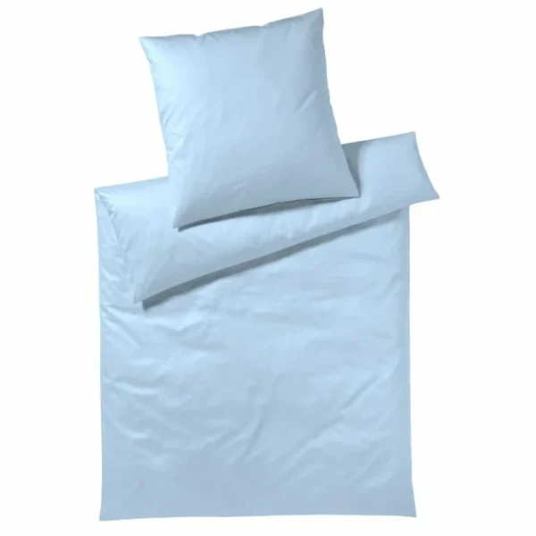 Elegante Solid Jersey Kissenbezug Aus Jersey – 80×80 Cm – Bleu 1