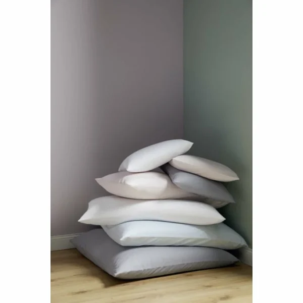 Elegante Solid Jersey Kissenbezug Aus Jersey – 80×80 Cm – Bleu 3