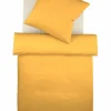 Fleuresse Colours Interlock Jersey Bettwäsche-Garnitur – 135×200 / 80×80 Cm – Sonne 5