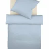 Fleuresse Colours Interlock Jersey Bettwäsche-Garnitur – 135×200 / 80×80 Cm – Bleu 8