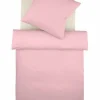 Fleuresse Colours Interlock Jersey Bettwäsche-Garnitur – 135×200 / 80×80 Cm – Rosé 5