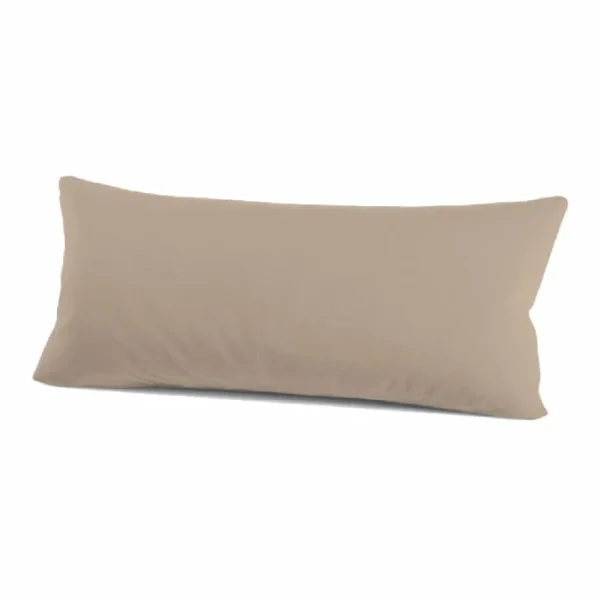 Schlafgut Mako-Jersey 15101 Kissenbezug – 40×80 Cm – Taupe 1