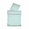 Fleuresse Topas 073854 Wendebettwäsche-Set Aus Interlock-Jersey – 135×200 / 80×80 Cm – Sky 7
