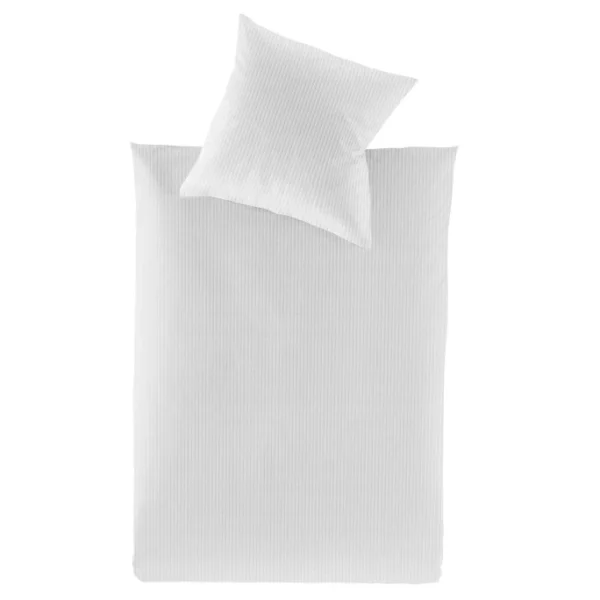 Irisette LUMEN 8129 Interlock-Bettwäsche – 155×200 / 80×80 Cm – Silber 1