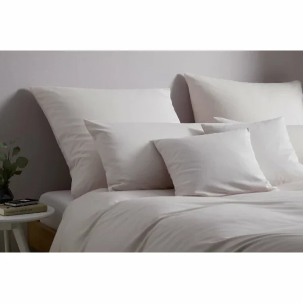 Elegante Solid Bettwäsche Aus Mako-Jersey – 135×200 / 80×80 Cm – Rose 3