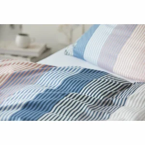 Elegante Brilliant Kopfkissenbezug Aus Mako-Jersey – 40×80 Cm – Blush-blue 7