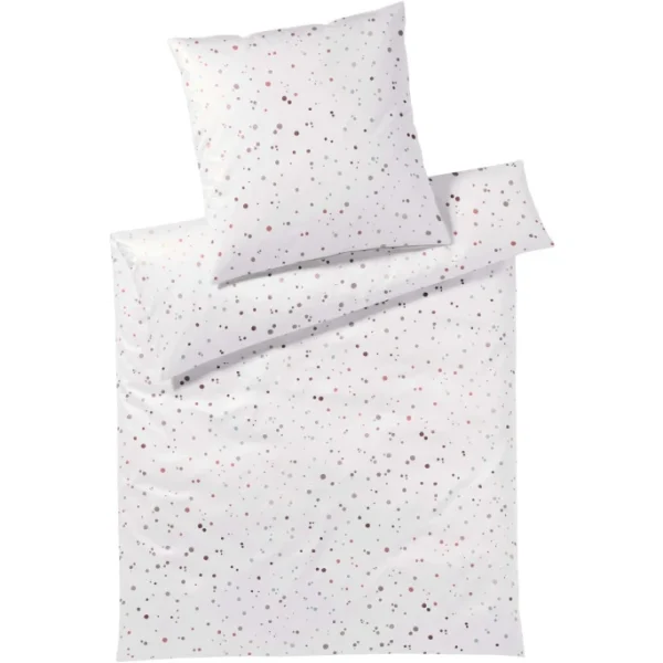 Elegante Sprinkle Bettwäsche-Set Aus Mako-Jersey – 135×200 / 80×80 Cm – Rosenholz 1