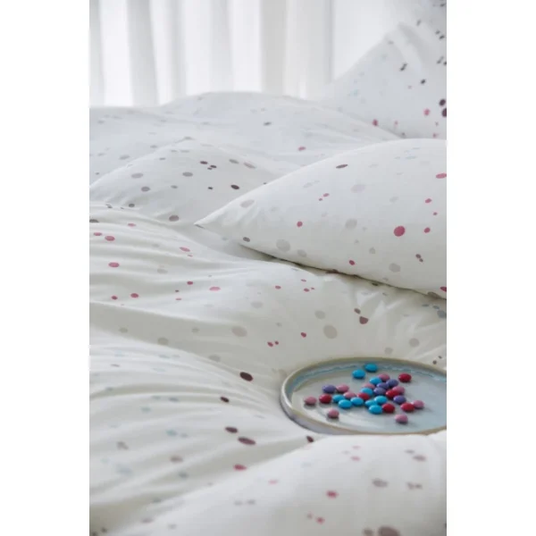 Elegante Sprinkle Kopfkissenbezug Aus Mako-Jersey – 40×80 Cm – Rosenholz 3