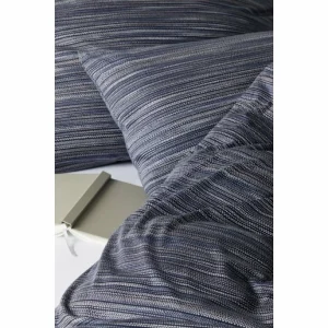 Elegante Motion Bettwäsche-Set Aus Mako-Jersey – 135×200 / 40×80 Cm – Graphit 9