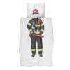 SNURK Feuerwehr Bettwäsche-Set – 155×220 / 80×80 Cm – Weiß Mit Motiv 8