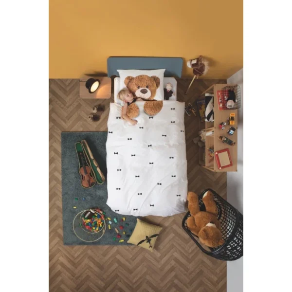 SNURK Teddy Bear Bettwäsche – 135×200 / 80×80 Cm – Weiß 7