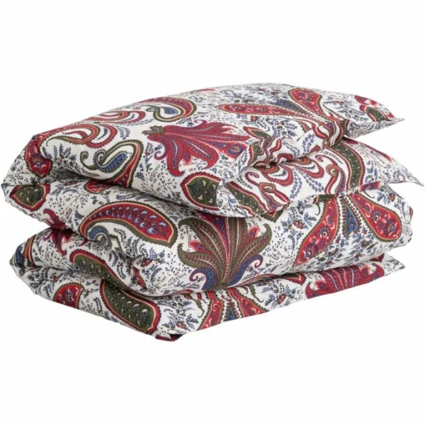 GANT Key West Paisley Bettdeckenbezug Aus Baumwollsatin – 135×200 Cm – Red 1