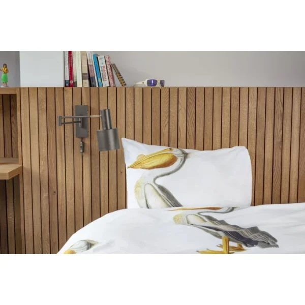 SNURK PELICAN Bettwäsche-Set – 155×220 / 80×80 Cm – Weiß Mit Motiv 3