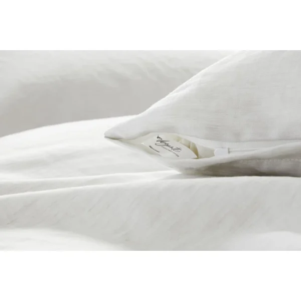 Elegante Breeze Kinderbettwäsche Aus Halbleinen – 100×135 / 40×60 Cm – Kreide 5