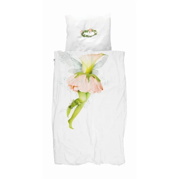 SNURK Fairy Kinderbettwäsche – 155×220 / 80×80 Cm – Fee-Motiv 1
