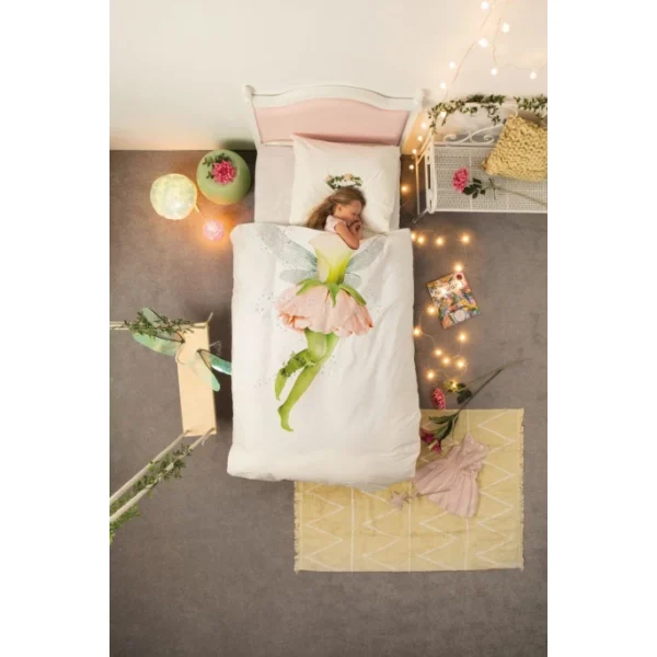 SNURK Fairy Kinderbettwäsche – 155×220 / 80×80 Cm – Fee-Motiv 3