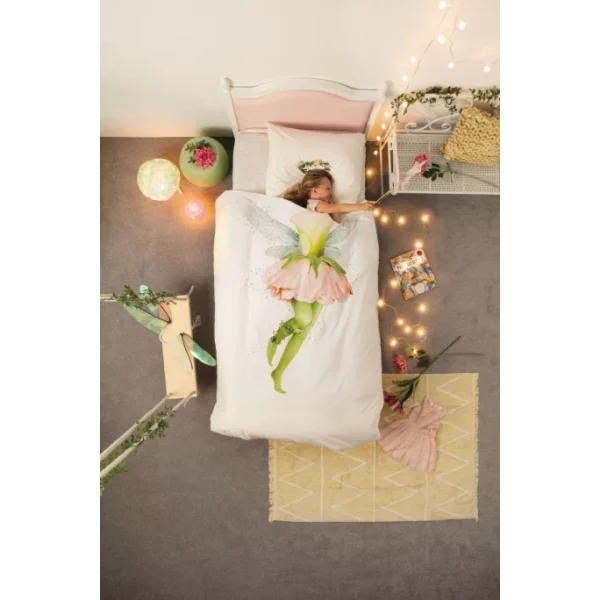 SNURK Fairy Kinderbettwäsche – 155×220 / 80×80 Cm – Fee-Motiv 4